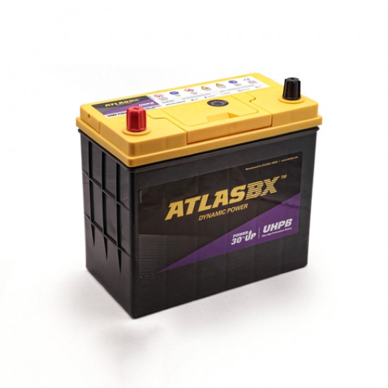 Μπαταρία AtlasBX UMF75B24R Ultra High Performance | 55AH / Volt:12 / EN:500 / Πολικότητα: Αριστερά το +