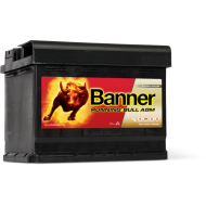 Μπαταρία Banner 56001 RUNNING BULL - AGM | 60AH / Volt:12 / EN:640 / Πολικότητα: Δεξιά το + Μπαταρία Banner 56001 RUNNING BULL - AGM | 60AH / Volt:12 / EN:640 / Πολικότητα: Δεξιά το +