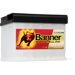 Μπαταρία Banner 56011 RUNNING BULL - EFB | 60AH / Volt:12 / EN:560 / Πολικότητα: Δεξιά το + Μπαταρία Banner 56011 RUNNING BULL - EFB | 60AH / Volt:12 / EN:560 / Πολικότητα: Δεξιά το +