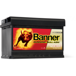 Μπαταρία Banner 57001 RUNNING BULL - AGM | 70AH / Volt:12 / EN:720 / Πολικότητα: Δεξιά το + Μπαταρία Banner 57001 RUNNING BULL - AGM | 70AH / Volt:12 / EN:720 / Πολικότητα: Δεξιά το +