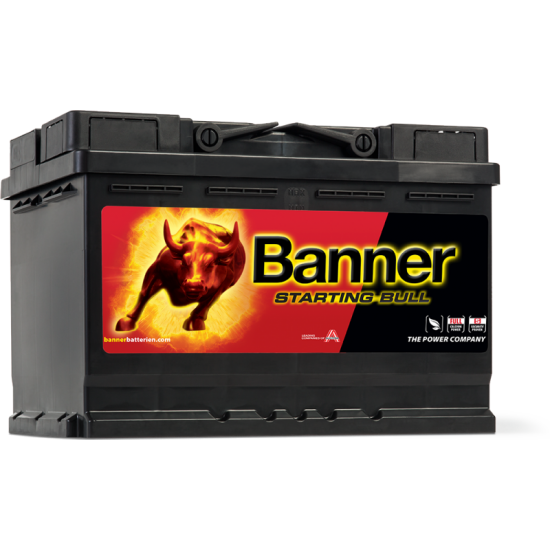 Μπαταρία Banner 57212 STARTING BULL 12V | 72AH / Volt:12 / EN:650 / Πολικότητα: Δεξιά το +