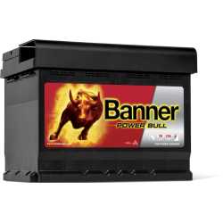 Μπαταρία Banner P6219 POWER BULL | 62AH / Volt:12 / EN:550 / Πολικότητα: Δεξιά το + Μπαταρία Banner P6219 POWER BULL | 62AH / Volt:12 / EN:550 / Πολικότητα: Δεξιά το +