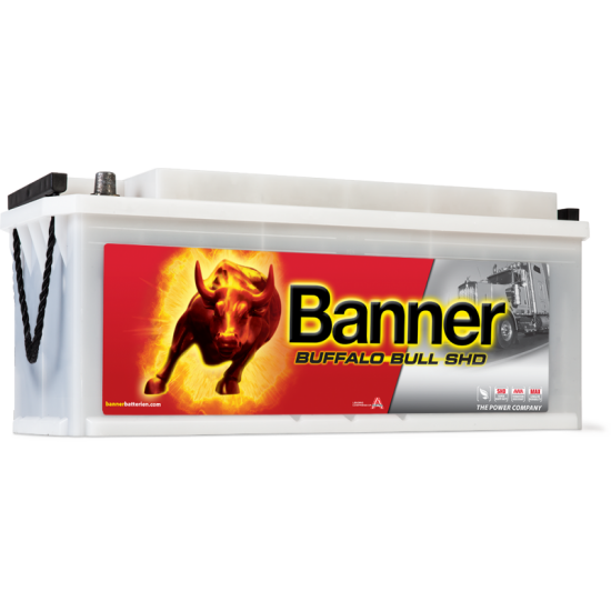 Μπαταρία Banner SHD 61040 BUFFALO BULL SHD | 110AH / Volt:12 / EN:760 / Πολικότητα: Αριστερά το + (Πλάι)