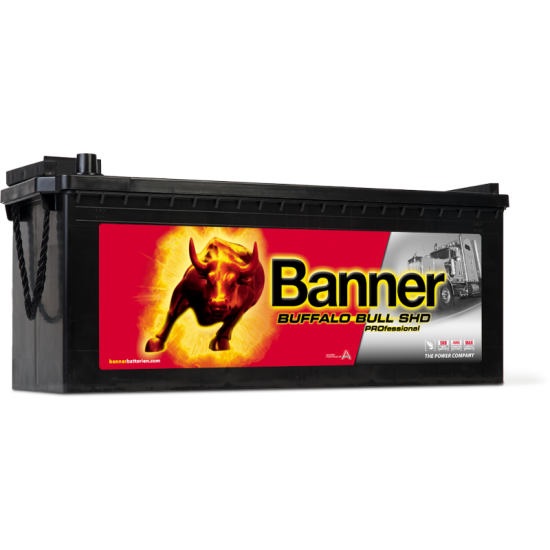 Μπαταρία Banner SHD PRO 68008 BUFFALO BULL SHD PRO | 180AH / Volt:12 / EN:1000 / Πολικότητα: Αριστερά το + (Πλάι)