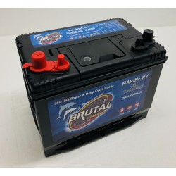 ΜΠΑΤΑΡΙΑ BRUTAL MARINE M24 MF  | 80AH / VOLT:12 / EN:850 / ΠΟΛΙΚΟΤΗΤΑ: ΑΡΙΣΤΕΡΑ ΤΟ +