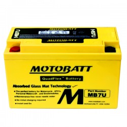 Μπαταρία MOTOBATT MB7U - GEL | 6,5AH / Volt:12 / EN:115 / Πολικότητα: Αριστερά και Δεξιά + Μπαταρία MOTOBATT MB7U - GEL | 6,5AH / Volt:12 / EN:115 / Πολικότητα: Αριστερά και Δεξιά +