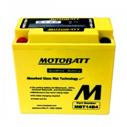Μπαταρία MOTOBATT MBT14B4 - GEL | 13AH / Volt:12 / EN:210 / Πολικότητα: Αριστερά και Δεξιά + Μπαταρία MOTOBATT MBT14B4 - GEL | 13AH / Volt:12 / EN:210 / Πολικότητα: Αριστερά και Δεξιά +