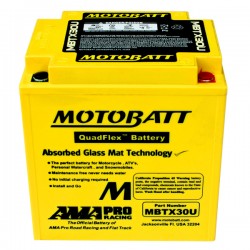 Μπαταρία MOTOBATT MBTX30U - GEL | 32AH / Volt:12 / EN:390 / Πολικότητα: Αριστερά και Δεξιά +