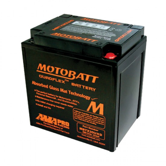 Μπαταρία MOTOBATT MBTX32UHD - GEL | 32AH / Volt:12 / EN:440 / Πολικότητα: Αριστερά και Δεξιά +