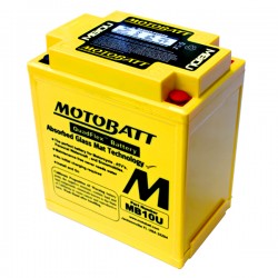 Μπαταρία MOTOBATT MB10U - GEL | 15AH / Volt:12 / EN:175 / Πολικότητα: Αριστερά και Δεξιά + Μπαταρία MOTOBATT MB10U - GEL | 15AH / Volt:12 / EN:175 / Πολικότητα: Αριστερά και Δεξιά +