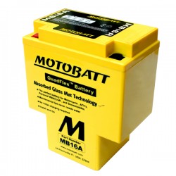 Μπαταρία MOTOBATT MB16A - GEL | 18AH / Volt:12 / EN:200 / Πολικότητα: Αριστερά και Δεξιά + Μπαταρία MOTOBATT MB16A - GEL | 18AH / Volt:12 / EN:200 / Πολικότητα: Αριστερά και Δεξιά +