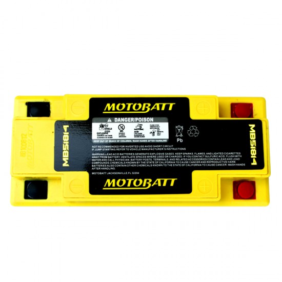 Μπαταρία MOTOBATT MB51814 - GEL | 22AH / Volt:12 / EN:260 / Πολικότητα: Αριστερά και Δεξιά +