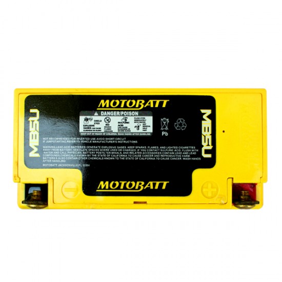 Μπαταρία MOTOBATT MB5U - GEL | 7AH / Volt:12 / EN:105 / Πολικότητα: Αριστερά και Δεξιά +