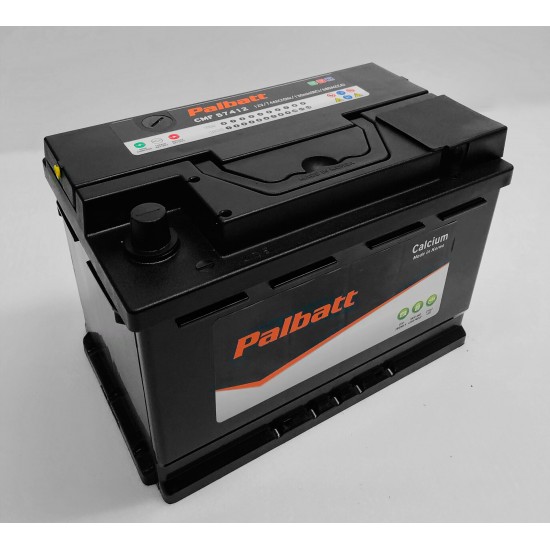 ΜΠΑΤΑΡΙΑ PALBATT CMF 57412 | 74AH / VOLT:12 / EN:680 / ΠΟΛΙΚΟΤΗΤΑ: ΔΕΞΙΑ ΤΟ + ΜΠΑΤΑΡΙΑ PALBATT CMF 57412 | 74AH / VOLT:12 / EN:680 / ΠΟΛΙΚΟΤΗΤΑ: ΔΕΞΙΑ ΤΟ +