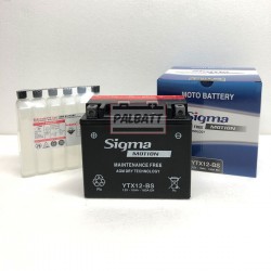 ΜΠΑΤΑΡΙΑ SIGMA SB-YTX12-BS AGM | 10AH / VOLT:12 / EN:180 / ΠΟΛΙΚΟΤΗΤΑ: Αριστερά το +