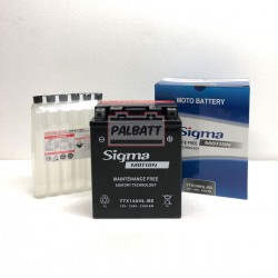 ΜΠΑΤΑΡΙΑ SIGMA SB-YTX14AHL-BS AGM | 12AH / VOLT:12 / EN:210 / ΠΟΛΙΚΟΤΗΤΑ: Δεξιά το +