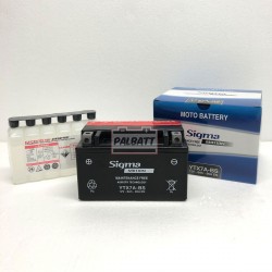 ΜΠΑΤΑΡΙΑ SIGMA SB-YTX7A-BS AGM | 6AH / VOLT:12 / EN:90 / ΠΟΛΙΚΟΤΗΤΑ: Αριστερά το +