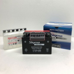 ΜΠΑΤΑΡΙΑ SIGMA SB-YTX9-BS AGM | 8AH / VOLT:12 / EN:120 / ΠΟΛΙΚΟΤΗΤΑ: Αριστερά το +