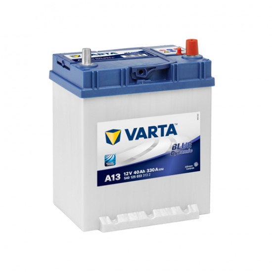 Μπαταρία Varta A13 Blue Dynamic | 540 125 033 | 40AH / Volt:12 / EN:330 / Πολικότητα: Δεξιά το +