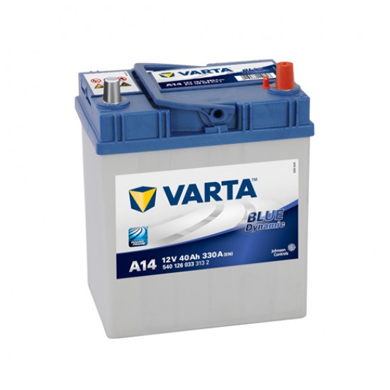 Μπαταρία Varta A14 Blue Dynamic | 540 126 033 | 40AH / Volt:12 / EN:330 / Πολικότητα: Δεξιά το +