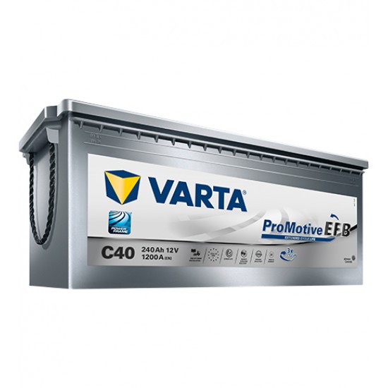 Μπαταρία Varta C40 ProMotive EFB | 740 500 120 | 240AH / Volt:12 / EN:1200 / Πολικότητα: Αριστερά το + (Πλάι)