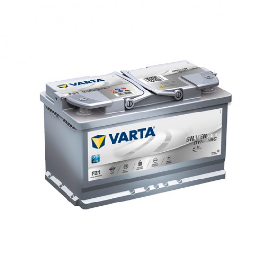 Μπαταρία Varta F21 SILVER Daynamic - AGM | 580 901 080 | 80AH / Volt:12 / EN:800 / Πολικότητα: Δεξιά το +