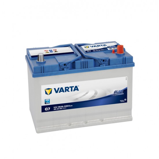 Μπαταρία Varta G7 Blue Dynamic | 595 404 083 | 95AH / Volt:12 / EN:830 / Πολικότητα: Δεξιά το +