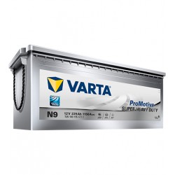 Μπαταρία Varta N9 ProMotive SILVER | 725 103 115 | 225AH / Volt:12 / EN:1150 / Πολικότητα: Αριστερά το + (Πλάι) Μπαταρία Varta N9 ProMotive SILVER | 725 103 115 | 225AH / Volt:12 / EN:1150 / Πολικότητα: Αριστερά το + (Πλάι)