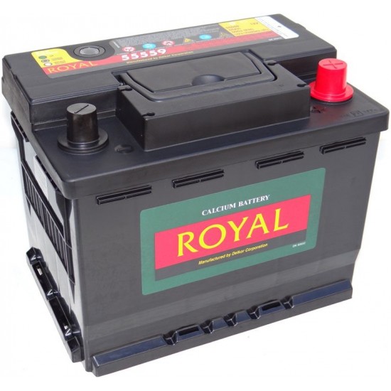 ΜΠΑΤΑΡΙΑ ROYAL R55559 | 55AH / VOLT:12 / EN:525 / ΠΟΛΙΚΟΤΗΤΑ: Δεξιά το +