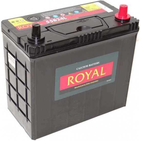 ΜΠΑΤΑΡΙΑ ROYAL R55B24L | 45AH / VOLT:12 / EN:430 / ΠΟΛΙΚΟΤΗΤΑ: Δεξιά το +