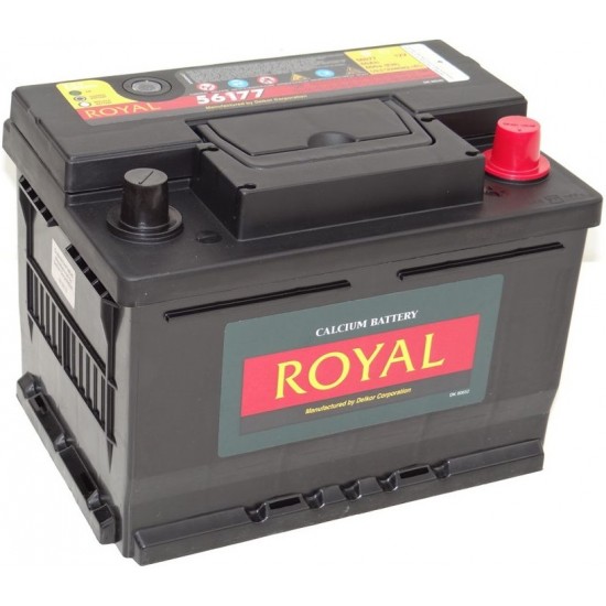 ΜΠΑΤΑΡΙΑ ROYAL R56177 | 61AH / VOLT:12 / EN:600 / ΠΟΛΙΚΟΤΗΤΑ: Δεξιά το +