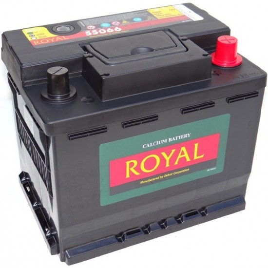 ΜΠΑΤΑΡΙΑ ROYAL R55066 | 50AH / VOLT:12 / EN:450 / ΠΟΛΙΚΟΤΗΤΑ: Δεξιά το +