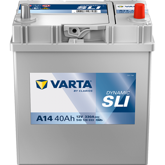 Μπαταρία Varta A14 Dynamic | 540 126 033 | 40AH / Volt:12 / EN:330 / Πολικότητα: Δεξιά το +