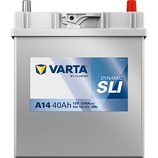 Μπαταρία Varta A14 Dynamic | 540 126 033 | 40AH / Volt:12 / EN:330 / Πολικότητα: Δεξιά το +