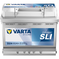 Μπαταρία Varta D24 Dynamic | 560 408 054 | 60AH / Volt:12 / EN:540 / Πολικότητα: Δεξιά το +