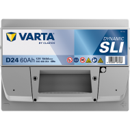 Μπαταρία Varta D24 Dynamic | 560 408 054 | 60AH / Volt:12 / EN:540 / Πολικότητα: Δεξιά το +