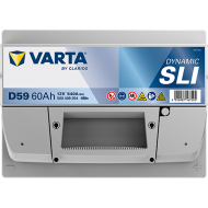 Μπαταρία Varta D59 Dynamic | 560 409 054 | 60AH / Volt:12 / EN:540 / Πολικότητα: Δεξιά το +