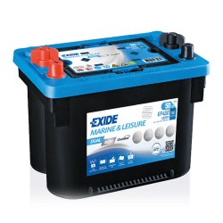 Μπαταρία EXIDE DUAL AGM EP450 | 50AH / Volt:12 / EN:750 / Πολικότητα: Αριστερά το +