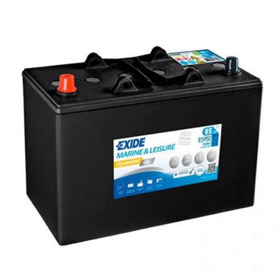 Μπαταρία EXIDE EQUIPMENT GEL ES950 | 85AH / Volt:12 / EN:- / Πολικότητα: Αριστερά το +
